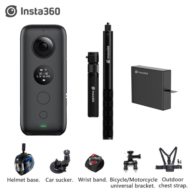 Insta360 ONE X 5.7K VR 360 Action Camera For iPhone & Android